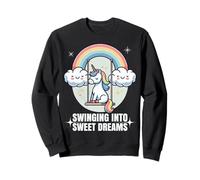 Unicorn in the Clouds. Swinging into Sweet Dreams. Sweatshirt