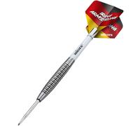 Unicorn Darts Set Global | Irina 'Ice Baby' Armstrong | 90% Natural Tungsten Barrels with Intricately Machined Grip Rings | Durable Stunning Ultrafly Flights | Steel Tip Volute Points | 23 g