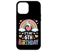 Unicorn It's My 6th Birthday Magical Rainbow Girl Case for iPhone 12 Pro Max