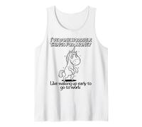 Unicorn I've Done Horrible Things for Money Like Waking Up Tank Top
