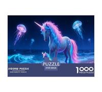 Unicorn Jigsaw Puzzles for Adults Interesting Puzzles 1000 Pieces Educational Games Home Decoration Gifts 38x26cm/1000pcs
