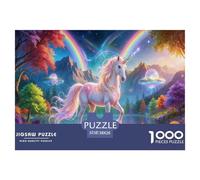Unicorn Jigsaw Puzzles for Adults Kids Interesting Puzzles 1000 Pieces Impossible Puzzle Home Decoration Gifts 38x26cm/1000pcs
