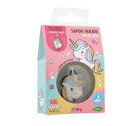 Unicorn Kids Hand Soap with Surprise Toy - Gentle Vegan Soap with Hidden Unicorn Figure, Fun Handwashing for Children, Dermatologically Tested, 80g