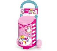 DOLU Unicorn Pink Trolley with 18 Kitchen Accessories