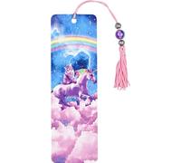 Unicorn & Kittens Forever Beaded Bookmark