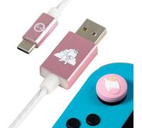Unicorn LED USB Type-C Charging Cable Thumb Stick Grips WHOLESALE PS Switch x 10