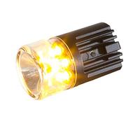 Unicorn Lighting UC01 Hideaway Warning Emergency 360 Degrees Strobe Light Surface Mount [IP68] for Police and Tow Truck Construction Vehicle Amber