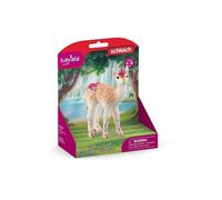 Unicorn Llama Figurine - Fun and Durable Figurine with Shiny Details and a Sparkling Spiral Horn - For Boys and