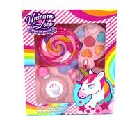 Unicorn Love Lollipop Make-up Set for Little Princesses - Complete Set with Eau de Toilette Spray (50ml), Eye Shadows, Blusher, Lip Gloss and Applicator