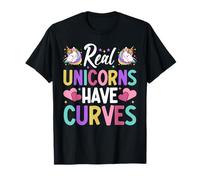 Unicorn Lover - Funny Real Unicorns Have Curves Cute Unicorn T-Shirt