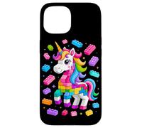 Unicorn Lover Master Builder Building Bricks Blocks Toy Kids Case for iPhone 15