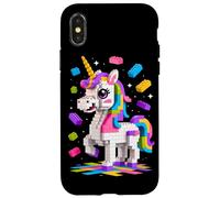 Unicorn Lover Master Builder Building Bricks Blocks Toy Kids Case for iPhone X/XS