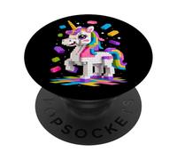 Unicorn Lover Master Builder Building Bricks Blocks Toy Kids PopSockets Adhesive PopGrip