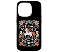 Unicorn Lovers Are You Overthinking What I'm Overthinking Case for iPhone 14 Pro