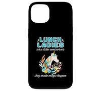 Unicorn Lunch Lady Make Magic Happen Cute Bojo Pretty Floral Case for iPhone 13