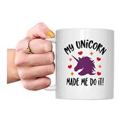 Unicorn Made Me Do It Mug - Gift For Unicorn Lovers Horse Pony Magical Gifts Rainbow Horn Mug