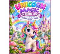 Unicorn Magic Coloring Book: Cute Unicorns, Magical Castles, Rainbows and Enchanted Adventures to Color