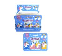 Unicorn Magnetic Bookmarks Set of 4 - Pink, Blue, Yellow and Purple - Useful Gift for Kids Girls