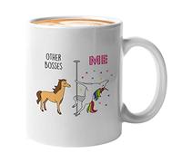 Unicorn Me Vs Other Bosses Coffee Mug 11oz White - Bosses - Head Team Supervisor Coworker Boss Friend Workplace Leader Team Lead Manager