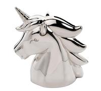 Unicorn Money Box 12.5cm Silver Plated Money Bank for New Baby or Christening Comes boxed 7039