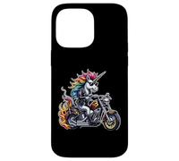 Unicorn Motorcycle Rider in Sunglasses Adventure Case for iPhone 14 Pro Max