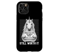 Unicorn Mugshot Arrested for Too Much Magic Still Worth It Case for iPhone 11 Pro