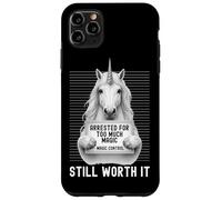 Unicorn Mugshot Arrested for Too Much Magic Still Worth It Case for iPhone 11 Pro Max