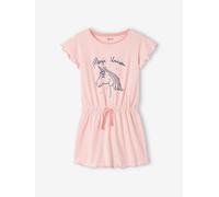 Unicorn Nightie for Girls pale pink