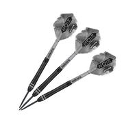 Unicorn Steel Tip Darts Set | Gary 'The Flying Scotsman' Anderson Noir Organic Phase 6 | 90% Tungsten Barrels with Black Titanium Coating | Steel Tip Volute Points | 25 g | Deluxe Presentation Box