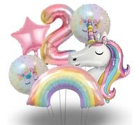 Unicorn Number/Numerical Balloons | 15+ Years | Mix 1 | 2 - Two