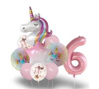 Unicorn Number/Numerical Balloons | 15+ Years | Mix 2 | 6 - Six