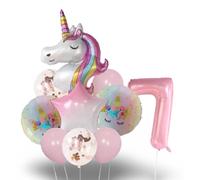 Unicorn Number/Numerical Balloons | 15+ Years | Mix 2 | 7 - Seven