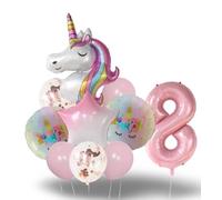 Unicorn Number/Numerical Balloons | 15+ Years | Mix 2 | 8 - Eight