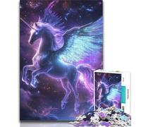 Unicorn of The Universe Jigsaw Puzzles for Adults 1000 Jigsaws,Challenging Game And Family Play Wall Decoration Unique Birthday And Xmas Gifts 38x26cm