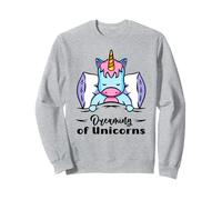 Unicorn Pajamas for Girls Unicorn PJs Dreaming of Unicorns Sweatshirt