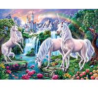 Unicorn Paradise 1000 Piece Jigsaw Puzzle, Pink, Purple, Blue
