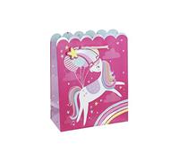 Unicorn Party Birthday Occasion Girls Kids Gift Bag With Tag (Medium)