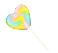 Unicorn Pastel Rainbow Love Heart Lollipops (2)