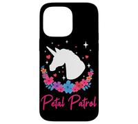 Unicorn Petal Patrol Flower Girl Wedding Party Floral Case for iPhone 14 Pro Max