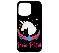 Unicorn Petal Patrol Flower Girl Wedding Party Floral Case for iPhone 15 Pro Max