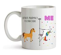 Unicorn Pharmacy Technician Gifts Tech Funny | Ceramic Coffee Mug | 11 OZ