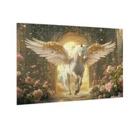 Unicorn Piece Jigsaw Puzzle 3000 Jigsaw Puzzles for Adults Horse Impossible Puzzle Challenging High Difficulty Family Activity, Gift Box Packaging, Great Gift Idea for Family Friends 81x122 CM -227y