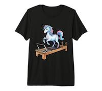 Unicorn Pilates Reformer Fantasy Core Workout Premium T-Shirt