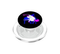 Unicorn Playing Piano Funny Music Student Learning Pianist PopSockets PopGrip for MagSafe