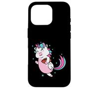 Unicorn playing Rugby or Football Case for iPhone 16 Pro