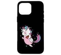 Unicorn playing Rugby or Football Case for iPhone 16 Pro Max