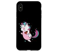 Unicorn playing Rugby or Football Case for iPhone XS Max
