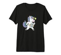 Unicorn Plays Tennis Premium T-Shirt
