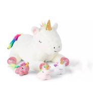 Unicorn Plush Soft Toy Stuffed Animal With 3 Baby Unicorns Inside