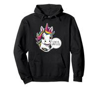 Unicorn Portarit - Love is limitless - comis style 1 Pullover Hoodie